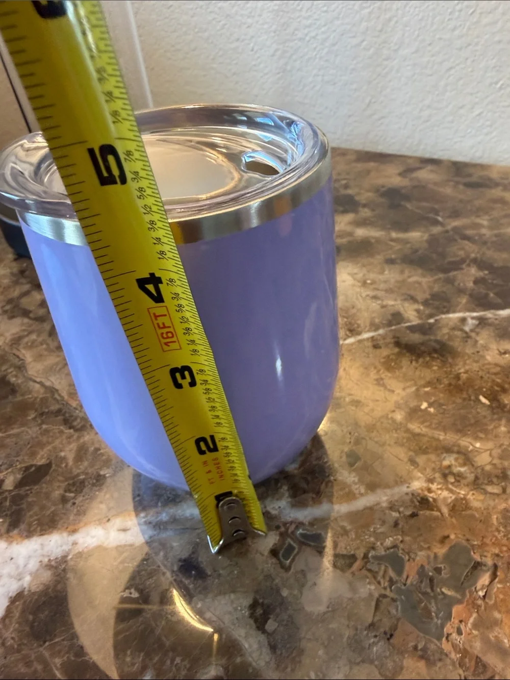 Maars Purple Stainless Steel 12oz Tumbler